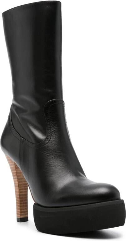 Paloma Barceló Hella 125mm leather boots Black