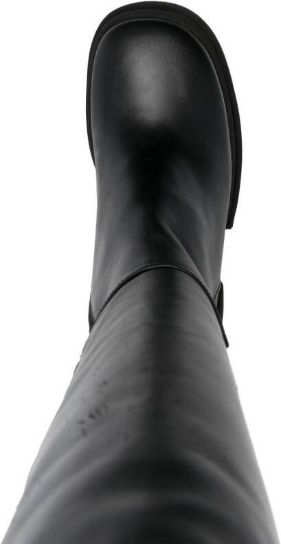 Paloma Barceló high-heel knee-length boots Black