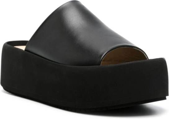 Paloma Barceló Minsi leather sandals Black