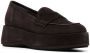 Paloma Barceló penny-slot suede loafers Brown - Thumbnail 2