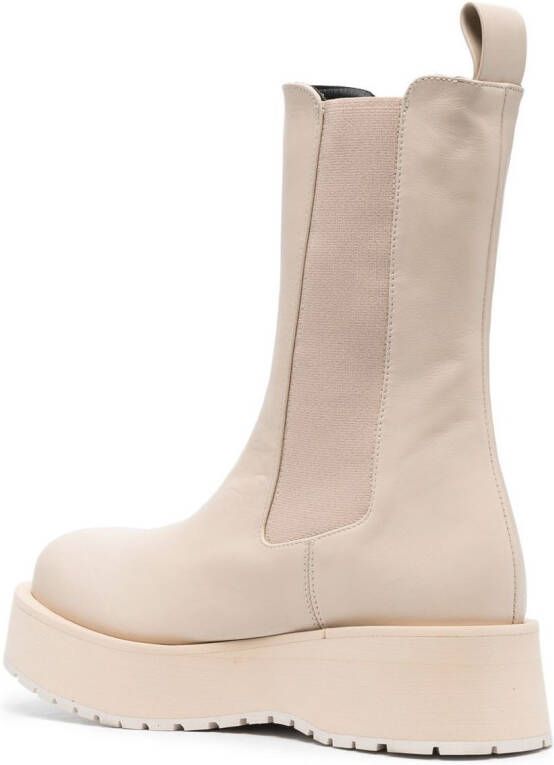 Paloma Barceló platform ankle boots Neutrals