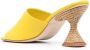 Paloma Barceló raffia sculpted heels sandals Yellow - Thumbnail 3