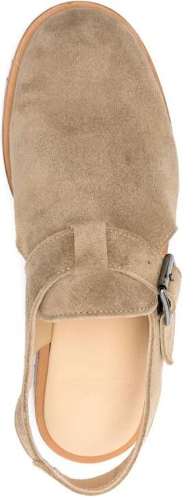 Paraboot Adriatic suede sandals Neutrals