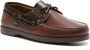 Paraboot Barth leather boat shoes Brown - Thumbnail 2