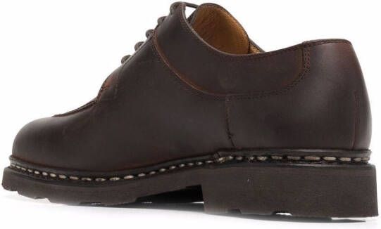 Paraboot Chambord lace-up leather shoes Brown