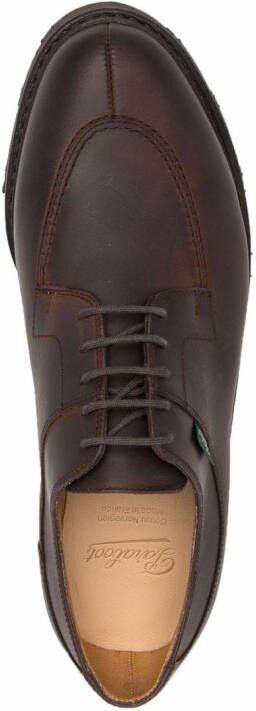 Paraboot Chambord lace-up leather shoes Brown