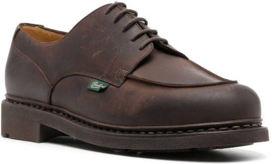 Paraboot Chambord leather lace-up shoes Brown