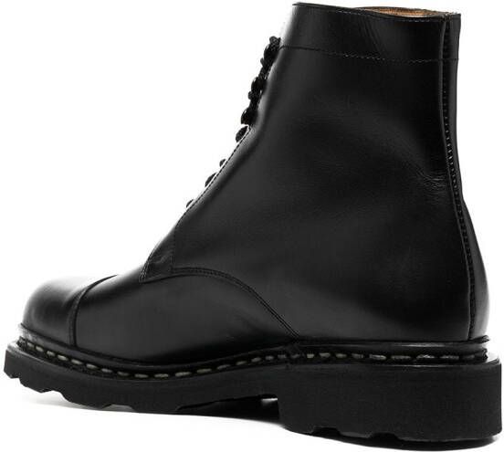 Paraboot Clamart cap toe boots Black