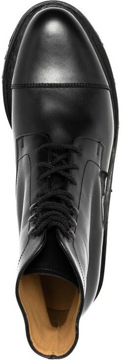 Paraboot Clamart cap toe boots Black
