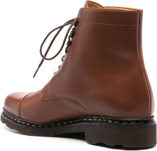 Paraboot Clamart leather ankle boots Brown