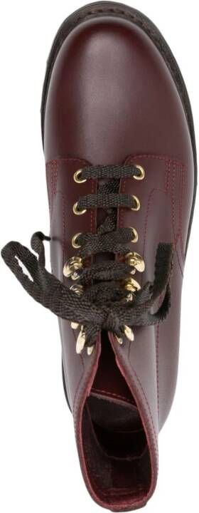 Paraboot Imbattable leather ankle boots Red
