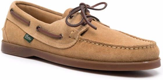 Paraboot lace-up boat shoes Brown