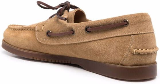 Paraboot lace-up boat shoes Brown