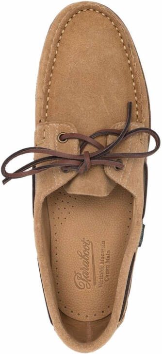 Paraboot lace-up boat shoes Brown