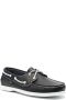 Paraboot lace-up leather boat shoes Blue - Thumbnail 2