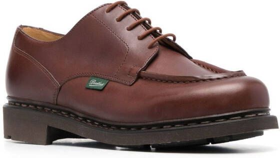 Paraboot lace-up leather Derby shoes Brown
