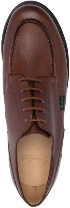 Paraboot lace-up leather Derby shoes Brown