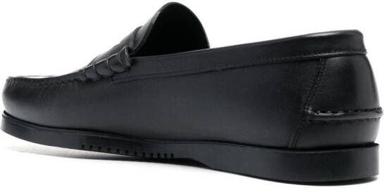 Paraboot leather penny loafers Black