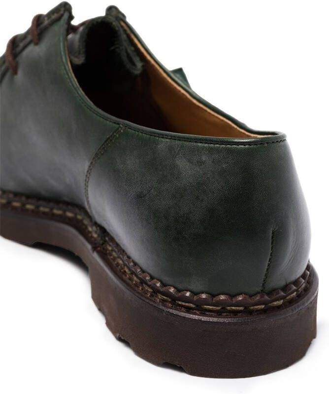 Paraboot Michael Lisse leather lace-up shoes Green