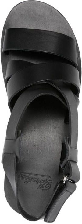 Paraboot Noumea leather sandals Black