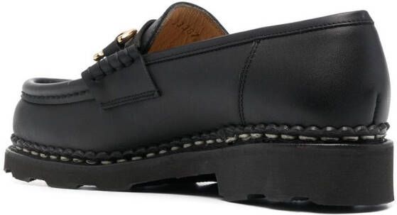 Paraboot Orsay chain-embellished loafers Black