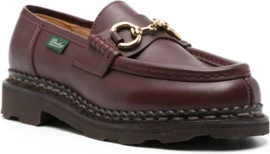 Paraboot Orsayti leather loafers Red