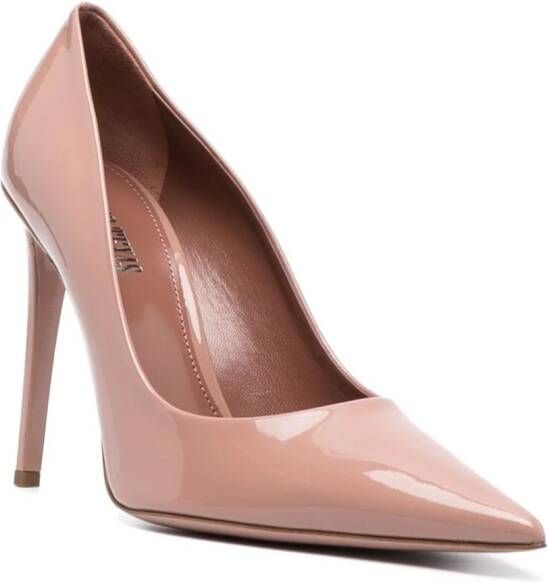Paris Texas 105mm pointed-toe leather pumps Pink