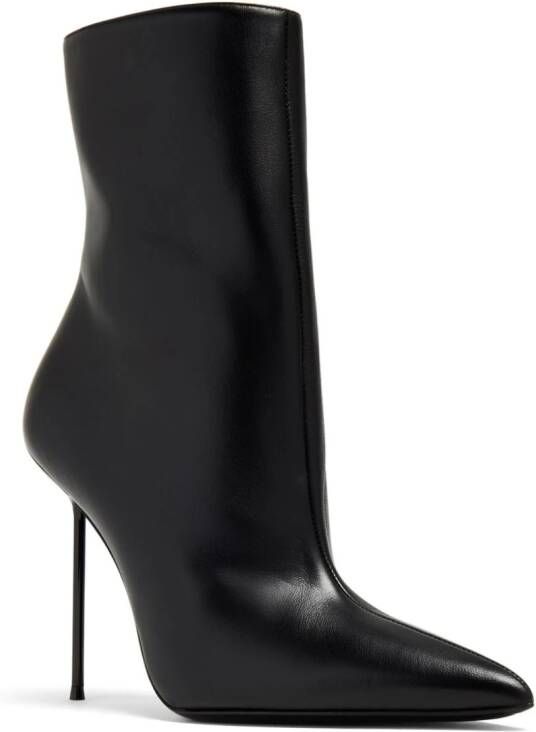 Paris Texas 110mm leather stiletto boots Black