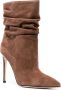 Paris Texas 110mm slouchy stiletto ankle boots Brown - Thumbnail 2