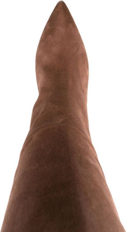 Paris Texas 60mm suede knee-high boots Brown