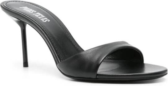 Paris Texas 80mm leather sandals Black