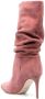 Paris Texas 90mm heeled suede boots Pink - Thumbnail 3