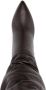 Paris Texas 90mm ruched leather boots Brown - Thumbnail 4