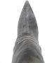 Paris Texas 95mm cracked-leather boots Grey - Thumbnail 4
