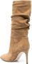 Paris Texas 95mm suede slouchy stiletto boots Neutrals - Thumbnail 3