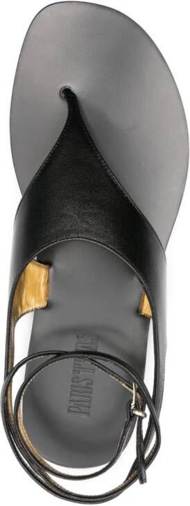 Paris Texas Amalfi leather sandals Black
