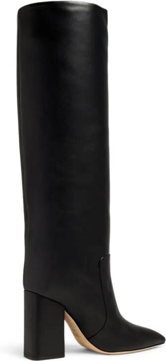 Paris Texas Anja 105mm knee-high boots Black