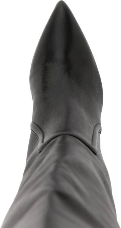 Paris Texas Anja 70mm knee-high boots Black