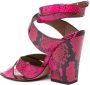 Paris Texas Arizona 100mm leather sandals Pink - Thumbnail 3