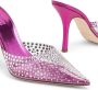 Paris Texas crystal-embellished pointed-toe mules Pink - Thumbnail 2
