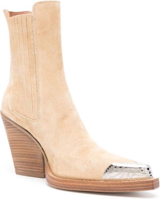 Paris Texas Dallas 100mm ankle boots Neutrals