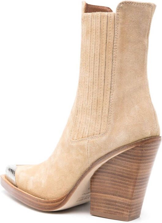 Paris Texas Dallas 100mm ankle boots Neutrals