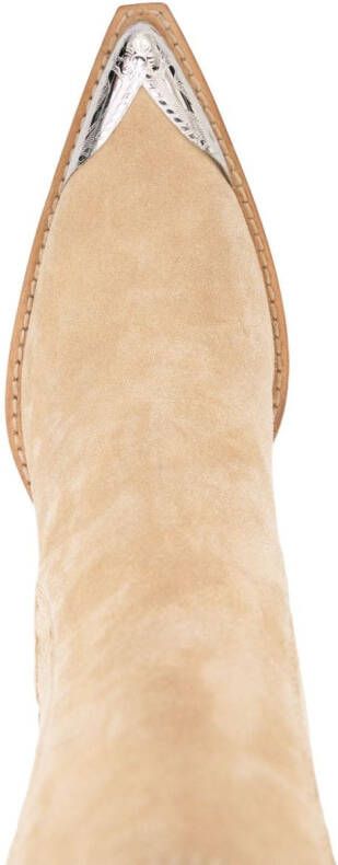 Paris Texas Dallas 100mm ankle boots Neutrals