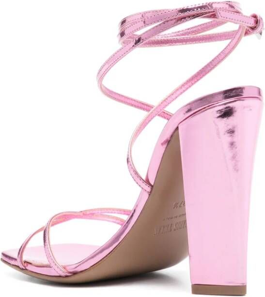 Paris Texas Diana 105mm leather sandals Pink