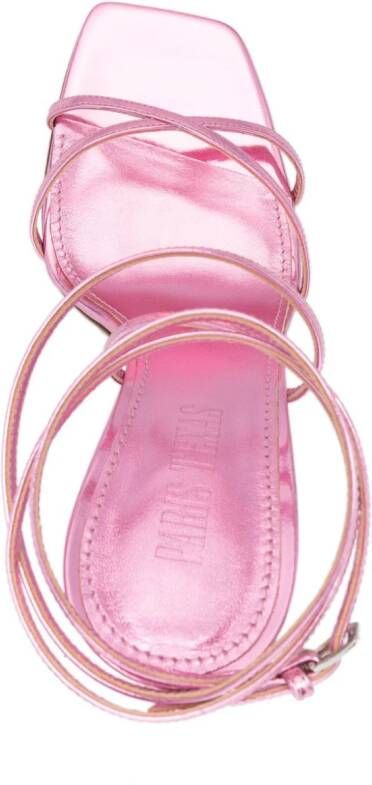 Paris Texas Diana 105mm leather sandals Pink