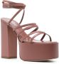 Paris Texas Evita leather platform sandals Pink - Thumbnail 2