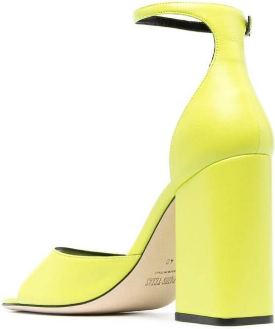 Paris Texas Fiona 100mm block-heel sandals Green