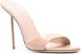 Paris Texas high stiletto leather mules Neutrals - Thumbnail 2
