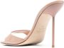 Paris Texas high stiletto leather mules Neutrals - Thumbnail 3