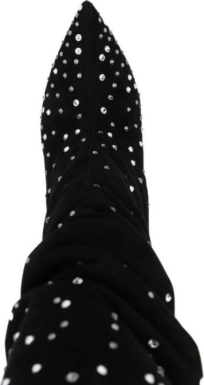 Paris Texas Holly 110mm stiletto boots Black